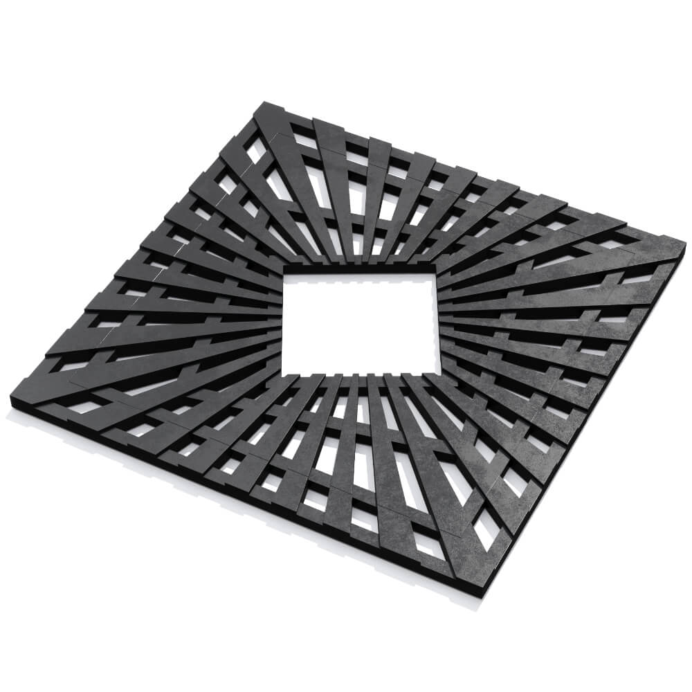 Приствольная решетка для дерева ZKING ATMOSPHERE 1.2х1.2м Черная в Тюмени фото