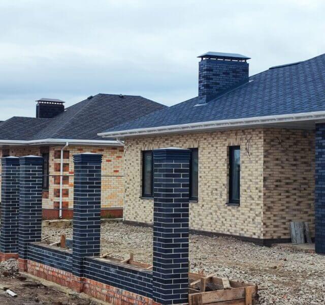 Колпак Zking Бона ХайТек Серый на столб 1.5х1.5 кирпича (385х385мм) в Тюмени фото