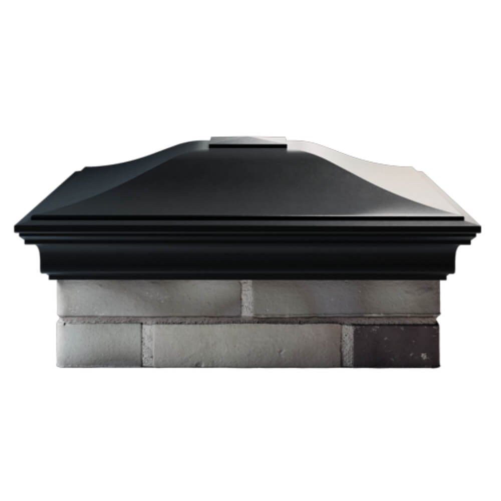Колпак Zking Монблан Черный на столб 2х2 кирпича (515х515мм) в Тюмени фото