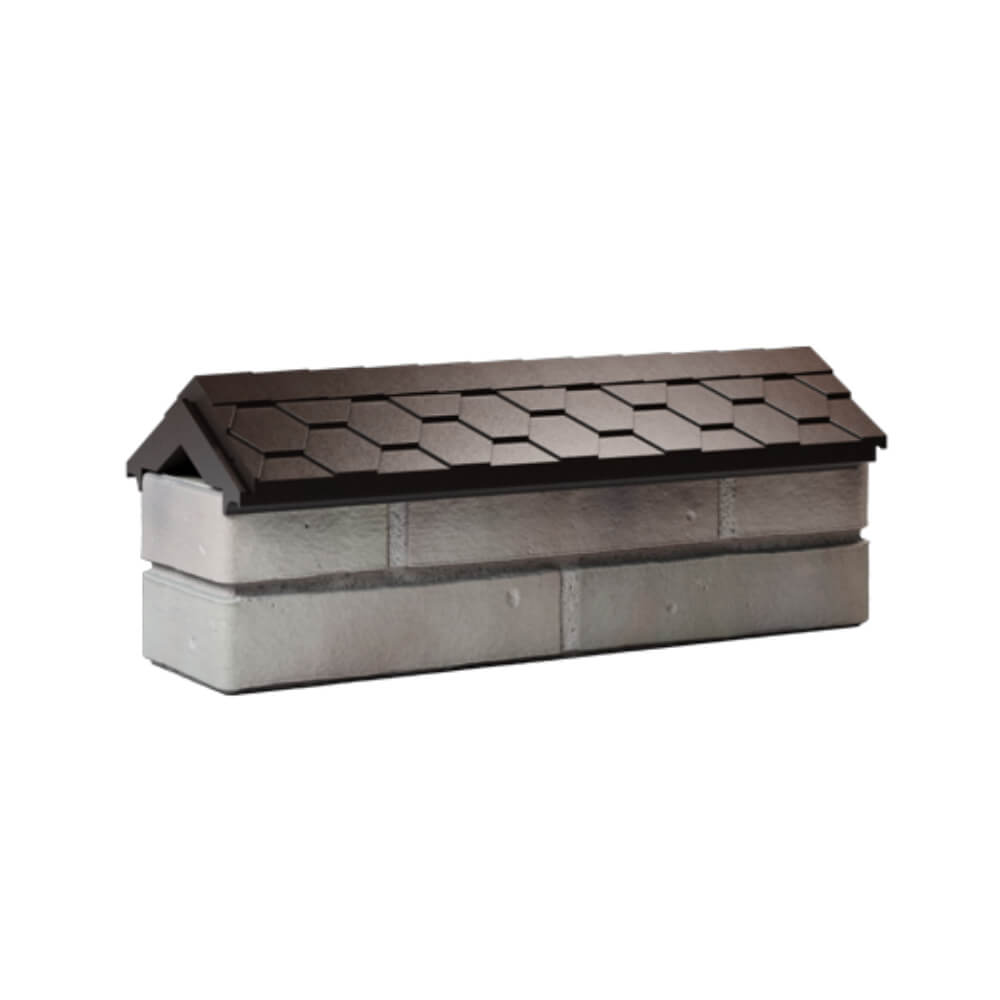 Парапет Zking Эверест Коричневый с посадкой на 0.5 кирпича (130мм) Тюмень фото