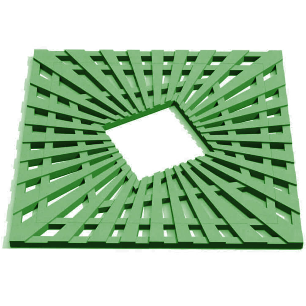 Приствольная решетка для дерева ZKING ATMOSPHERE 1.2х1.2м Зеленая Тюмень фото