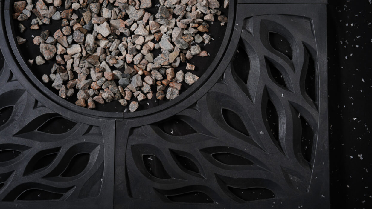 Приствольная решетка для дерева ZKING CRUST 1.2х1.2м Черная в Тюмени фото