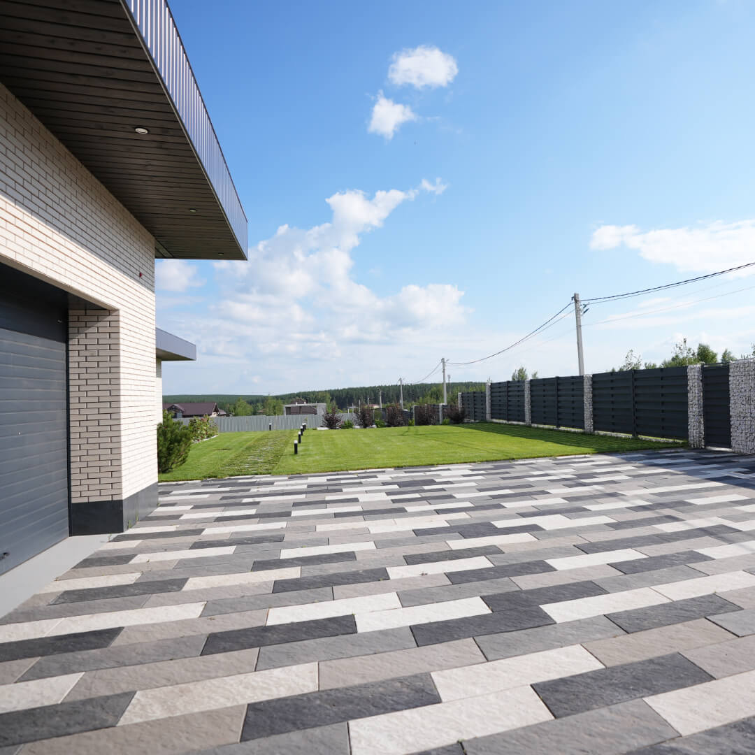 Шаговая плита STONE Черный Сланец 990х330х55мм в Тюмени фото